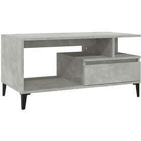 vidaXL Soffbord betonggrå 90x49x45 cm konstruerat trä 819624
