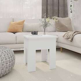 vidaXL Soffbord vit 40x40x42 cm spånskiva 810244