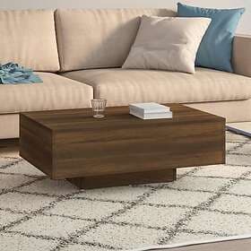 vidaXL Soffbord brun ek 85x55x31 cm konstruerat trä 815761