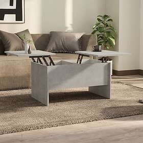 vidaXL Soffbord betonggrå 80x50x42.5 cm konstruerat trä 809732