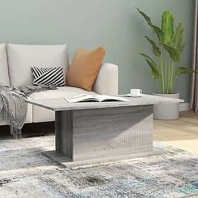 vidaXL Soffbord grå sonoma 102x55.5x40 cm spånskiva 813093