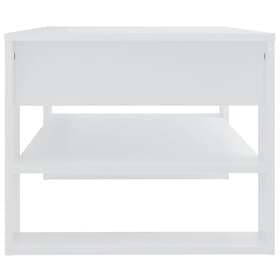 vidaXL Soffbord vit 102x55x45 cm konstruerat trä 810899