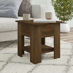 vidaXL Accent Table Brown Oak 40x40x42cm Constructed Wood 813082