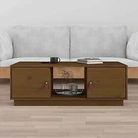 vidaXL Soffbord honungsbrun 100x50x35 cm massiv furu 818268