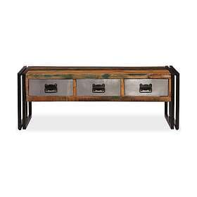 vidaXL Coffee Table Brown 100x50x35cm Solid Reclaimed Wood 244941