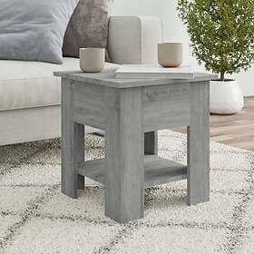 vidaXL Console Table Grey Sonoma Oak 40x40x42cm Constructed Wood 813081
