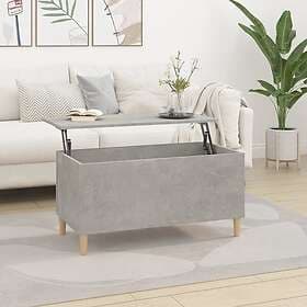 vidaXL Soffbord betonggrå 90x44.5x45 cm konstruerat trä 819584