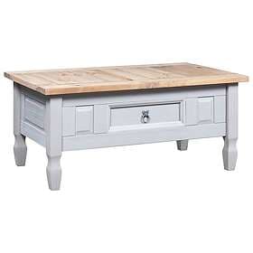 vidaXL Coffee Table Mexican Corona Style Pine Grey 100x60x45cm 282625