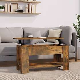 vidaXL Soffbord rökfärgad ek 101x49x52 cm konstruerat trä 819272