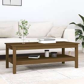 vidaXL Soffbord honungsbrun 110x50x40 cm massiv furu 814277