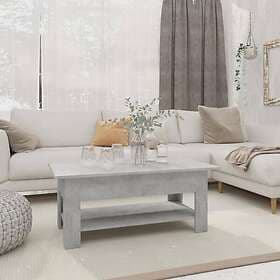 vidaXL Accent Table Grey Concrete 102x55x42cm Chipboard 810257