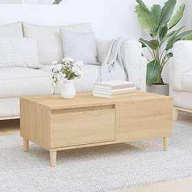 vidaXL Soffbord sonoma-ek 90x50x36.5 cm konstruerat trä 821111