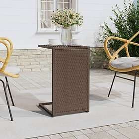 vidaXL C-sidobord brunt 40x35x60 cm konstrotting 319407