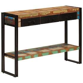 vidaXL Konsolbord 110x30x76 cm massivt återvunnet trä 348158