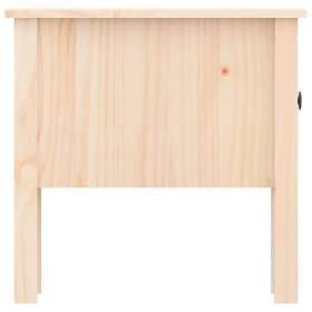 vidaXL Sidobord 50x50x49 cm massivt furuträ 813794