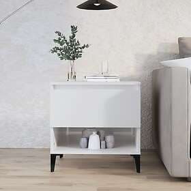 vidaXL Accent Table White 50x46x50cm Constructed Wood 819552