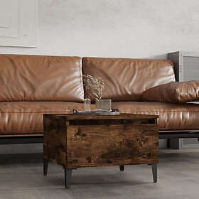 vidaXL Coffee Table Smoked Oak 50x46x35cm Constructed Wood 819526