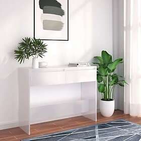 vidaXL Console Table White 100x35x76.5cm Chipboard 809836