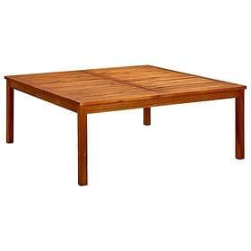 vidaXL Garden Table 110x110x45 cm solid acacia wood