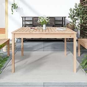 vidaXL Garden Table 121x82.5x76 cm solid pine 823969