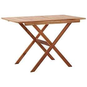 vidaXL Garden Table 110x67x74 cm solid acacia wood 46458