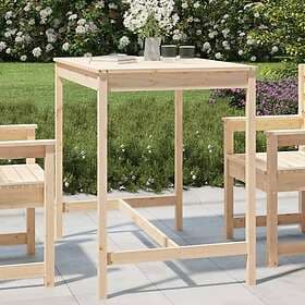 vidaXL Garden Table 121x82.5x110 cm solid pine 824088