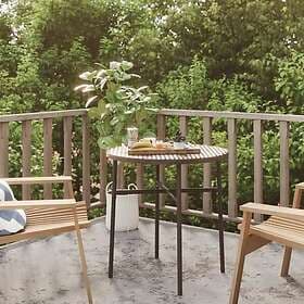 vidaXL Garden Table brown 45 cm polyrattan 317175