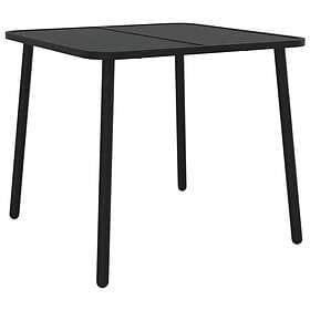 vidaXL Garden Table anthracite 80x80x71 cm steel 362737