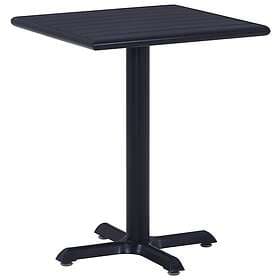 vidaXL Garden Table black 60x60x75 cm