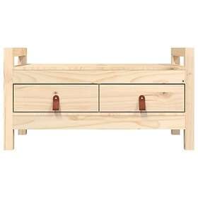 vidaXL 821784 Bench 80x40x43 cm solid pine