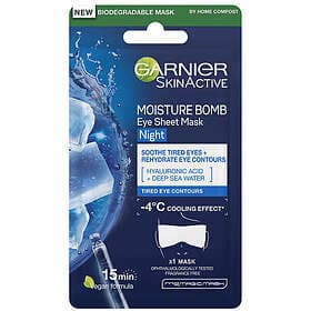 Garnier Moisture Bomb Deep Sea Water & Hyaluronic Acid Night-Time Eye Tissue Mas