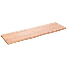 vidaXL Bordsskiva ljusbrun 100x30x2 cm behandlad massiv ek 363680