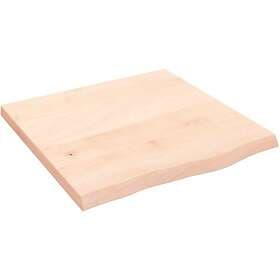 vidaXL Hyllplan 60x60x4 cm obehandlad massiv ek 363534