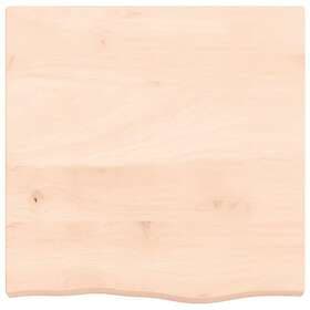 vidaXL Hyllplan 60x60x6 cm obehandlad massiv ek 363535