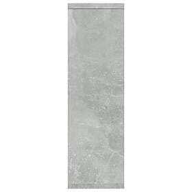 vidaXL Vägghylla betonggrå 85x16x52.5 cm konstruerat trä 801422