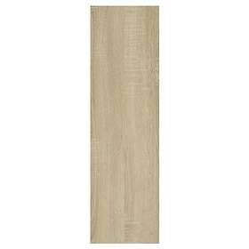 vidaXL Wall Shelf Sonoma Oak 75x16x55 cm Engineered Wood 803005