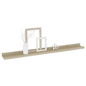 vidaXL Wall Shelves 4 pcs Sonoma Oak 80x9x3 cm 326686