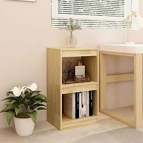 vidaXL Bokhylla 40x30x71.5 cm massiv furu 808133