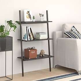 vidaXL Hylla 3-nivåer svart 64x34x116 cm 336372