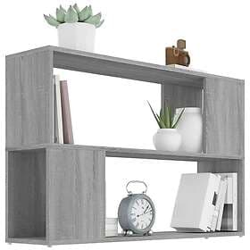 vidaXL Bokhylla grey sonoma 100x24x63 cm engineered wood 816039