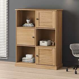 vidaXL Bokhylla VIGO 90x35x114.5 cm massiv furu 353181