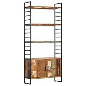 vidaXL Bookcase Solid Reclaimed Wood 80x30x180 cm 284419