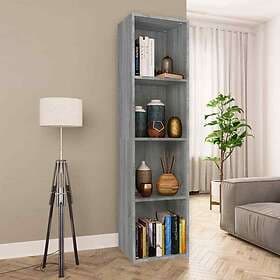 vidaXL Bokhylla/tv-bänk Grey Sonoma 36x30x143 cm Engineered Wood 815247