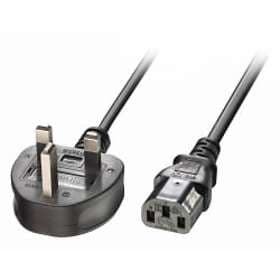 Lindy BS 1363 - IEC C13 1m