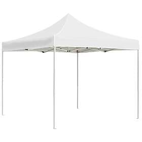 vidaXL Hopfällbart partytält aluminium 3x3 m vit 45485