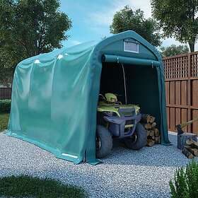 vidaXL Garage Tent 2.4x3.6m Green