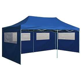 vidaXL Party Tent 3x6m (Blue) Steel with 4 Walls
