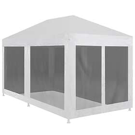 vidaXL Party Tent with 6 mesh side walls 6x3m