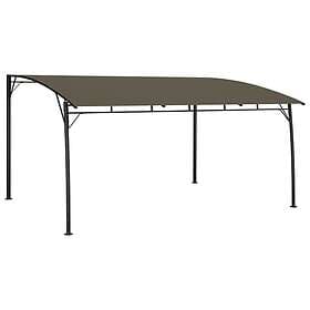 vidaXL Paviljong 4x3x2.55 m taupe 312255