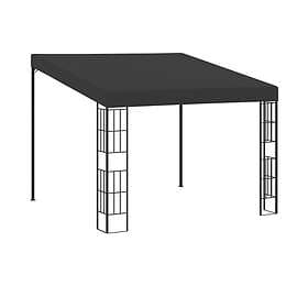 vidaXL Wall-mounted Pavilion 3x3m Anthracite Fabric
